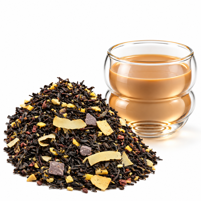Chocolat et noix de coco Thé Noir 100g 50 tasses