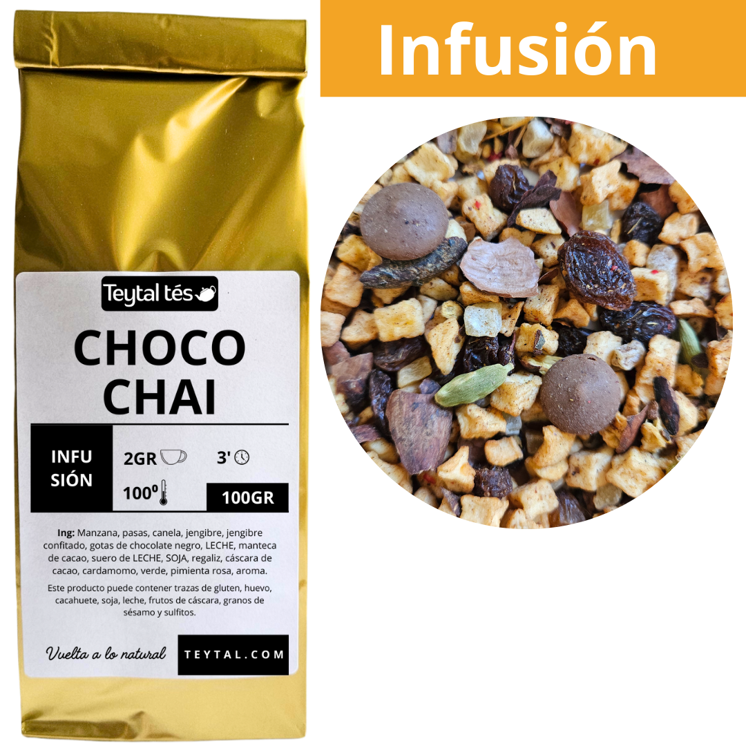 Choco Chai Infusión 100gr-Teytal