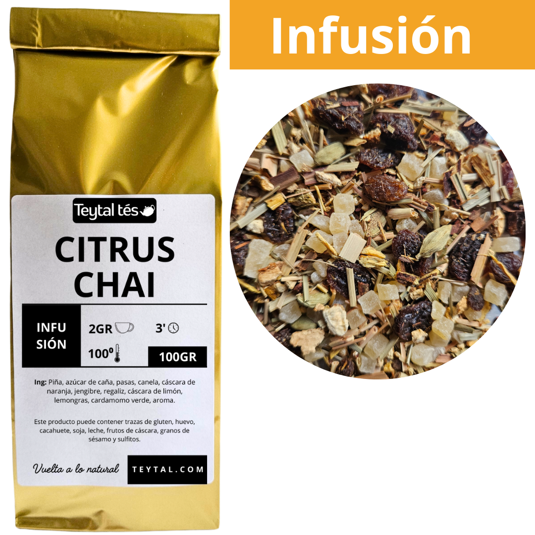 Citrus Chai Infusión 100gr-Teytal