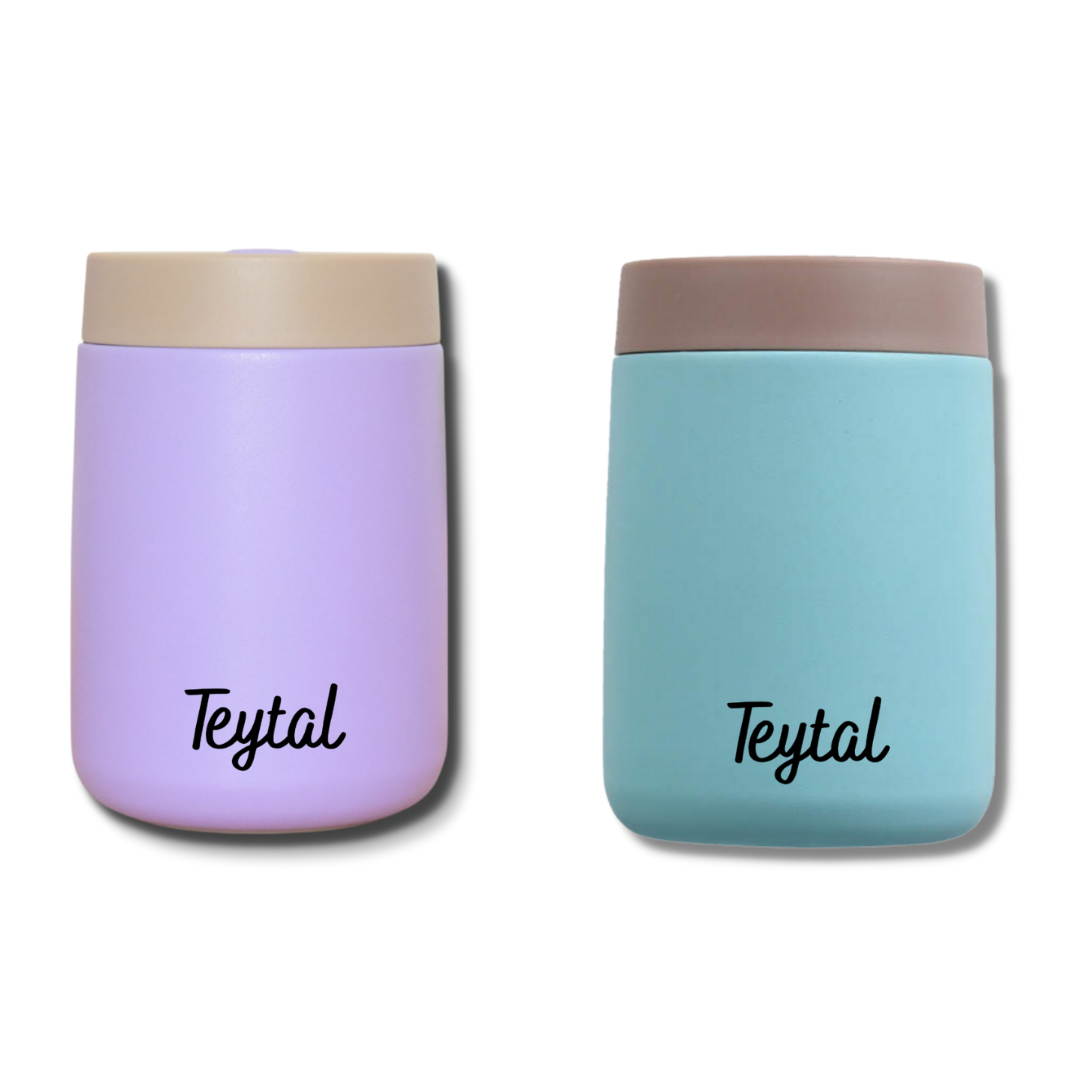 Termo acero inox 350ml. 12/24h calor y frío.
