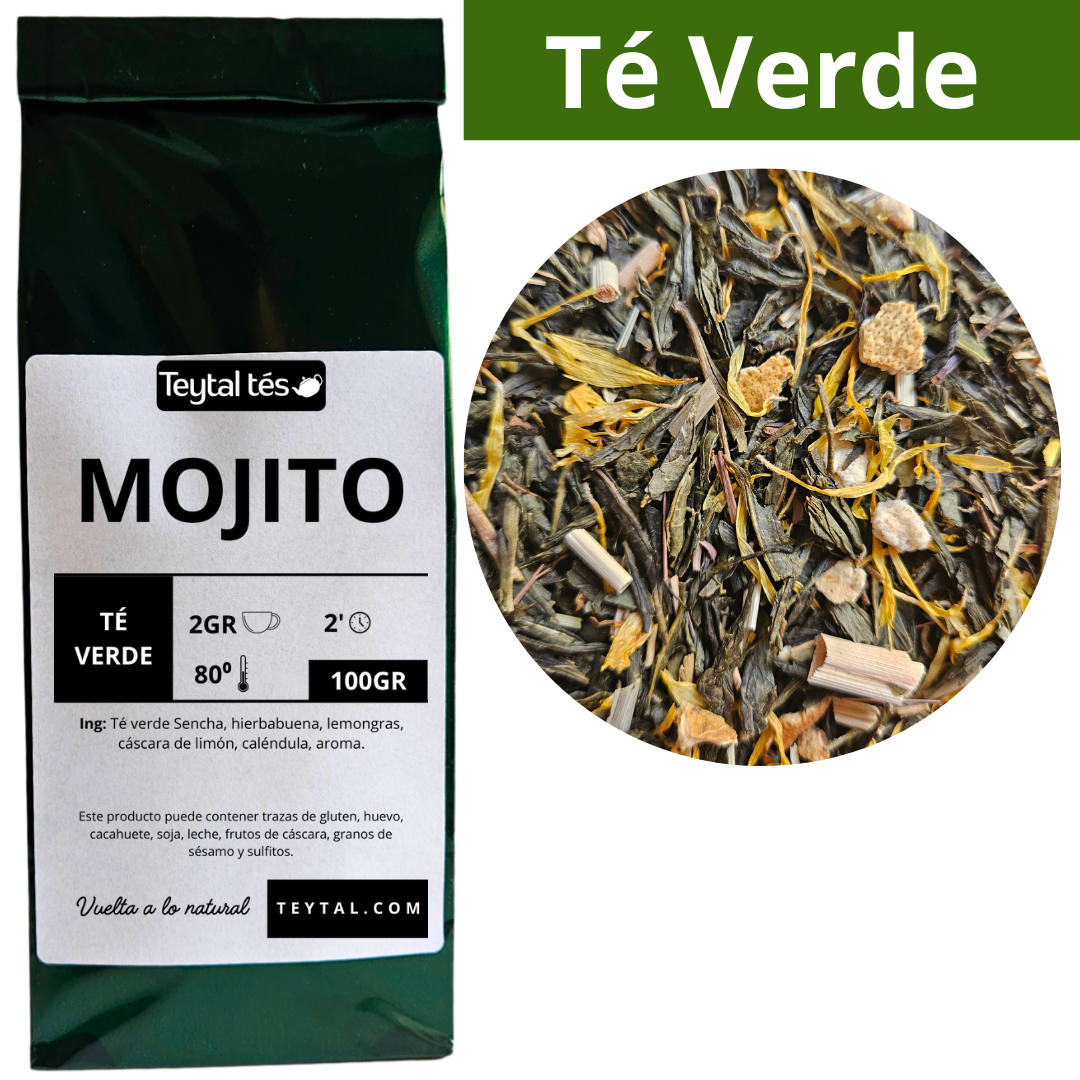 Mojito Té Verde 100gr 50 tazas-Teytal