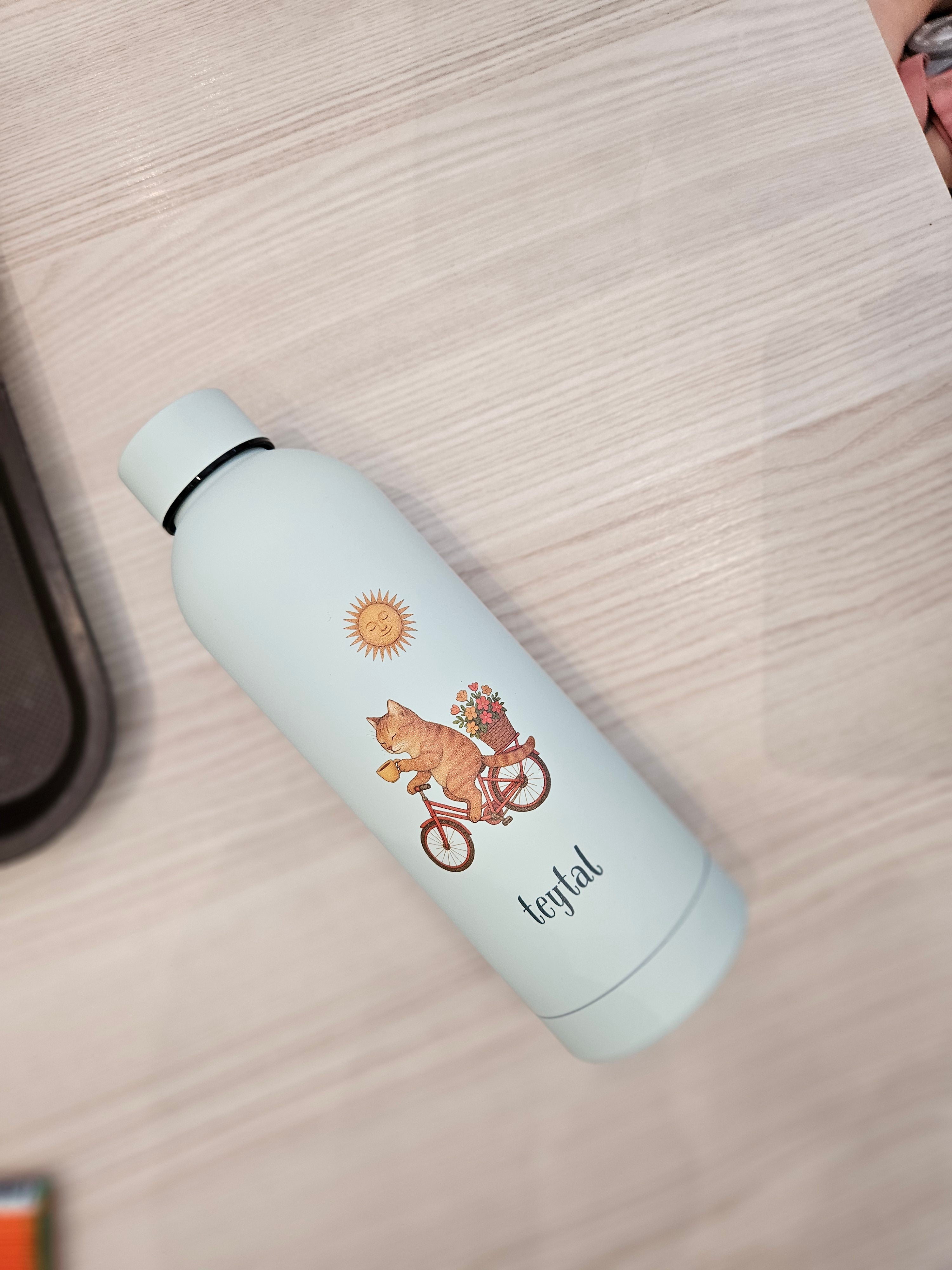 Termo Gato 500ml 12h caliente 24h fría