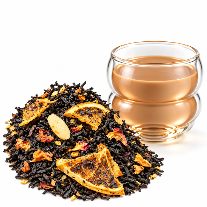 Amande Orange Thé Noir 100gr 50 tasses