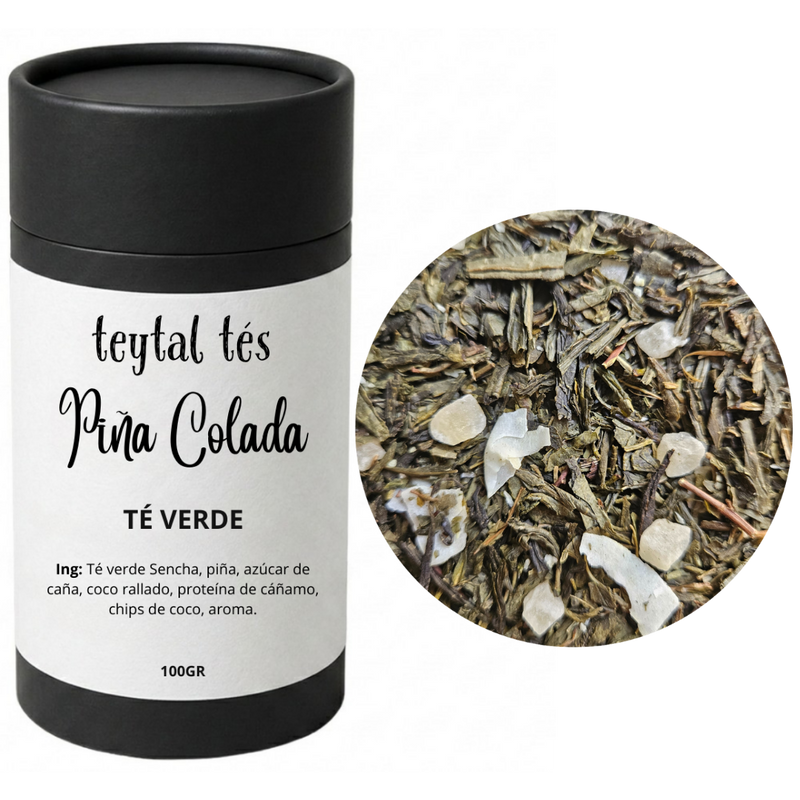 Piña Colada Diurético Té Verde 100gr 50 tazas