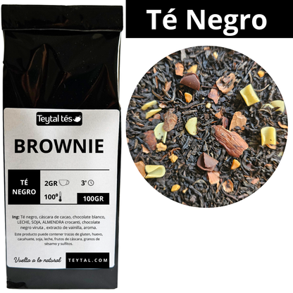 Brownie Quita Antojos Té Negro 100gr 50 tazas-Teytal