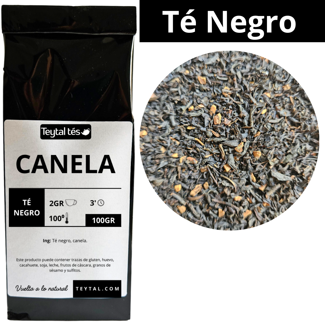Canela Té Negro 100gr 50 tazas-Teytal