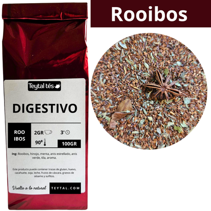Digestivo Rooibos 100gr 50 tazas-Teytal