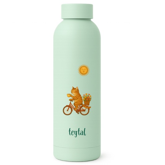 Termo Gato 500ml 12h caliente 24h fría