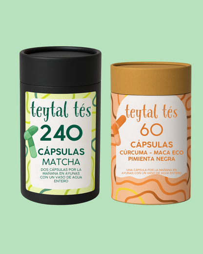 4 Meses Cápsulas Matcha + Plan Dieta