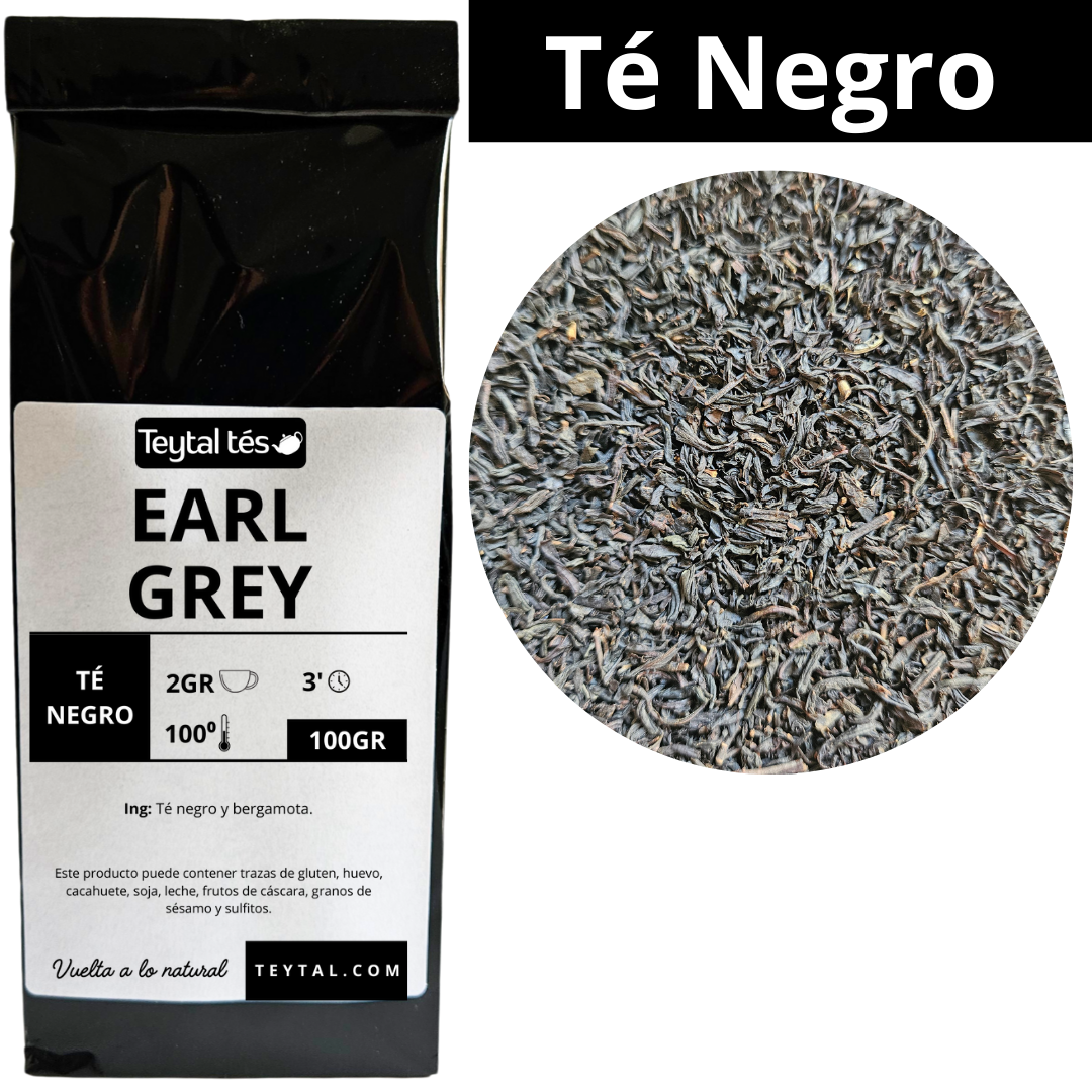 Earl Grey Té Negro 100gr 50 tazas-Teytal