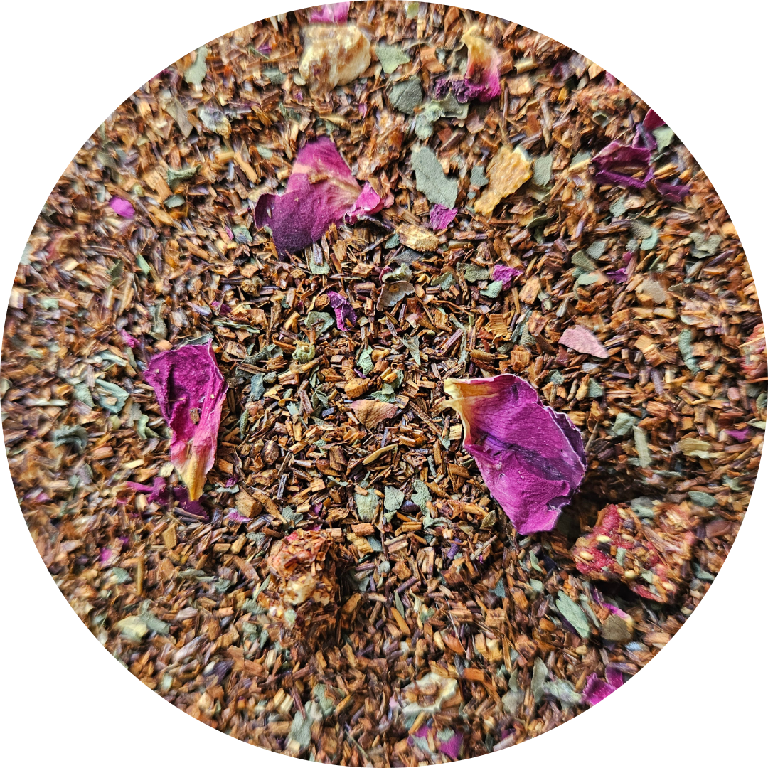 Fresa, limón, albahaca Rooibos 100gr 50 tazas-Teytal