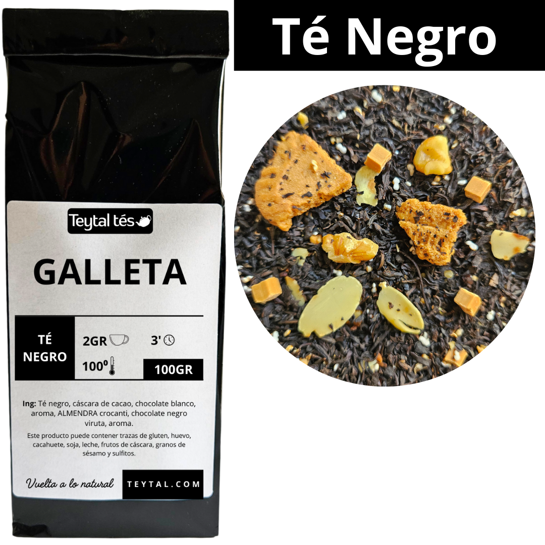 Galleta Té Negro 100gr 50 tazas-Teytal