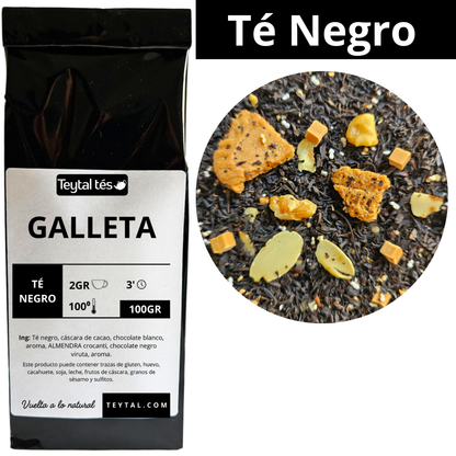 Galleta Té Negro 100gr 50 tazas-Teytal