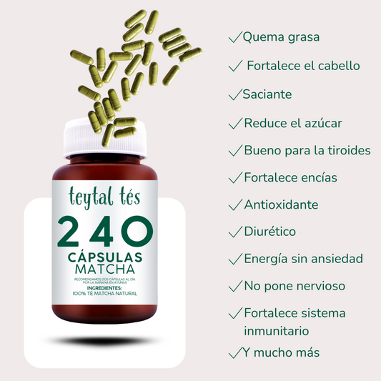 Cápsulas Matcha Pérdida de Peso