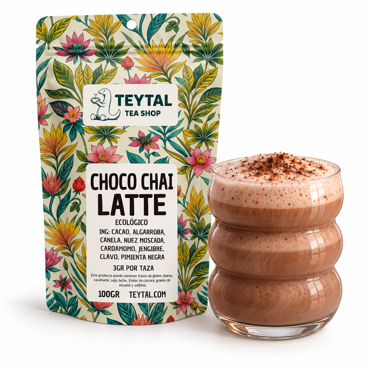 Choco Chai Latte ECO en Polvo 100gr 33 tazas