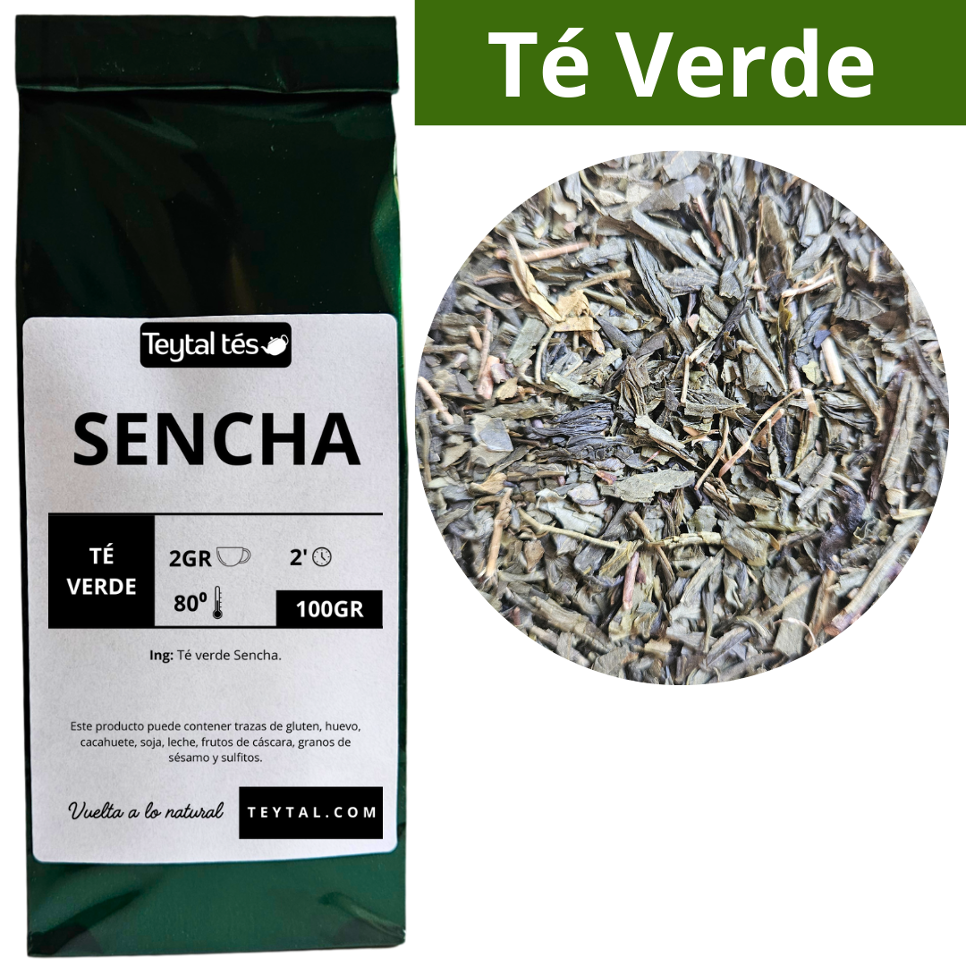 Sencha Té Verde 100gr 50 tazas-Teytal