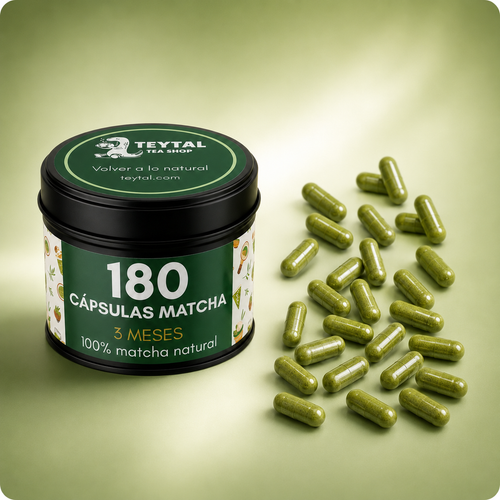 3 Meses Cápsulas de Matcha y Cápsulas de Cúrcuma