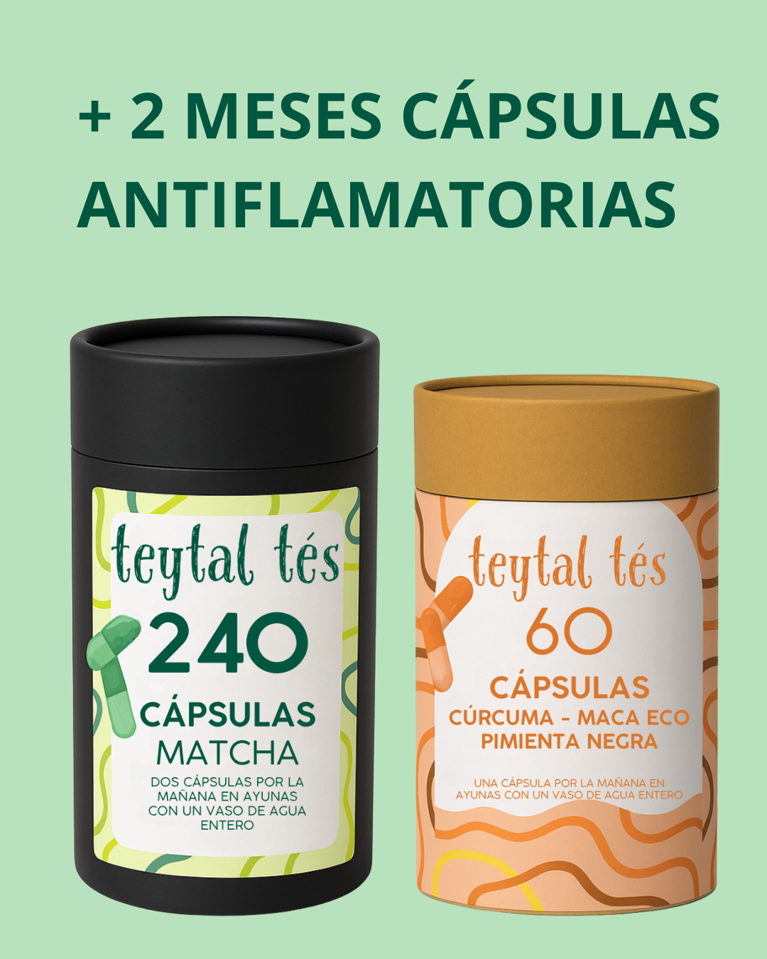 4 Meses Cápsulas Matcha + Plan Dieta