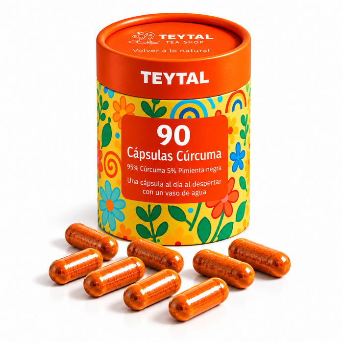 Tarro 3 Meses Cápsulas Cúrcuma Antiflamatorias