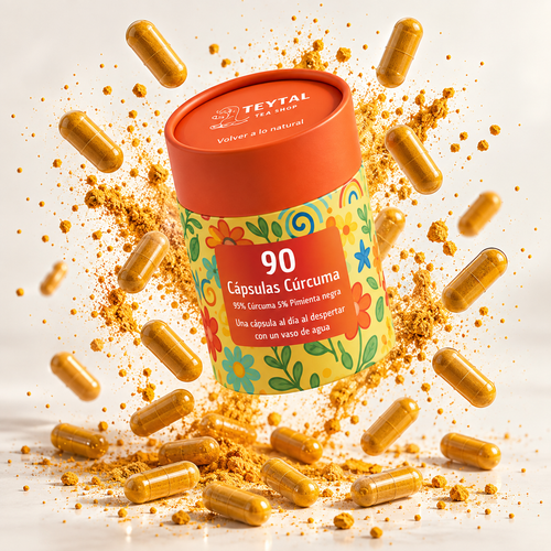 3 Meses Pack Cápsulas Matcha y Cúrcuma