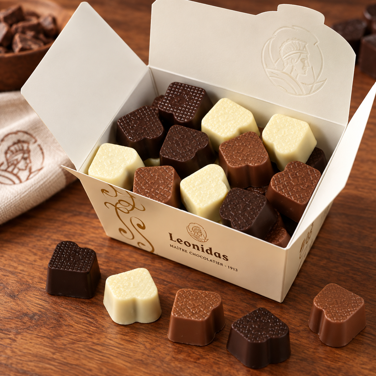 Reduced-sugar chocolates with maltitol suitable for diabetics
