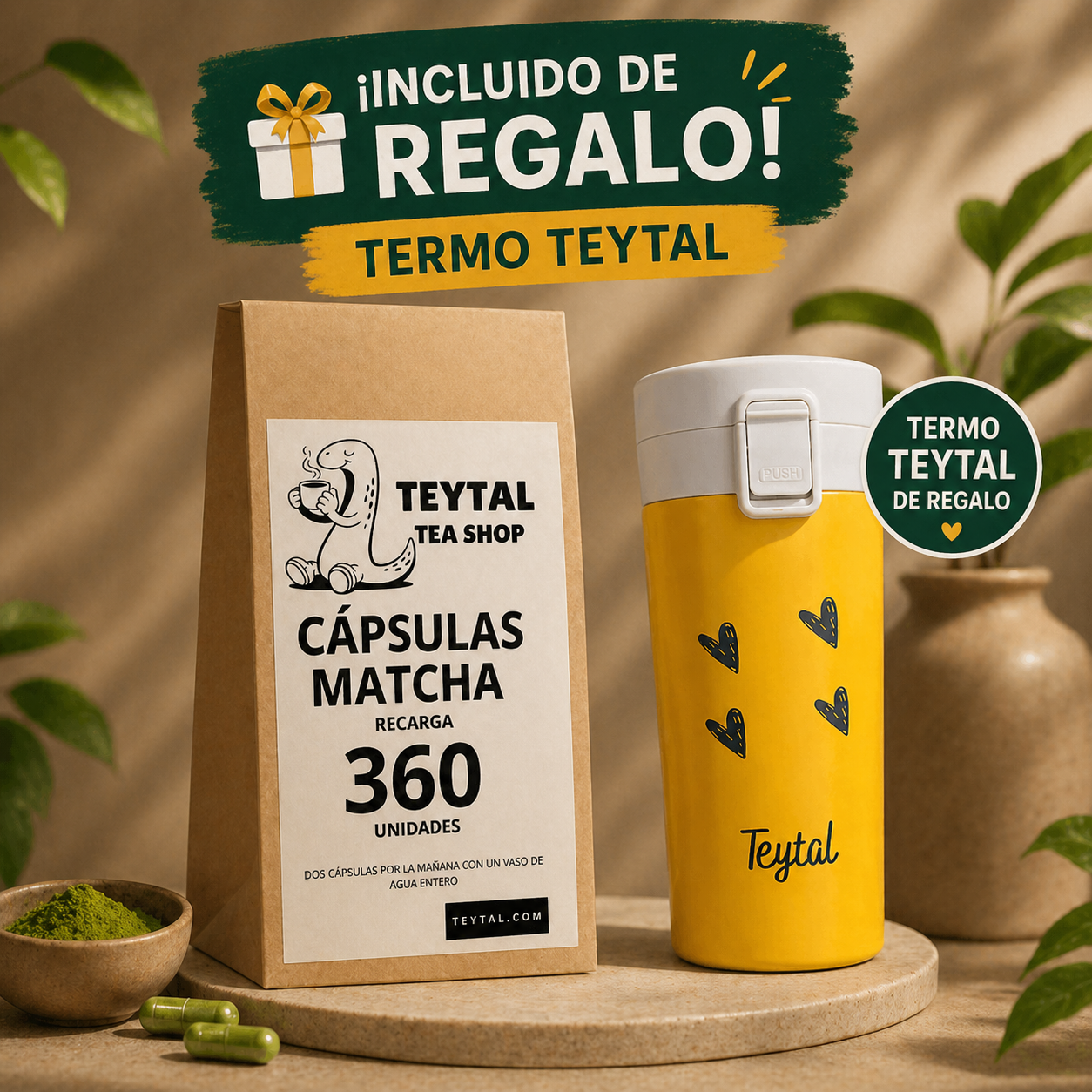 Cápsulas Matcha