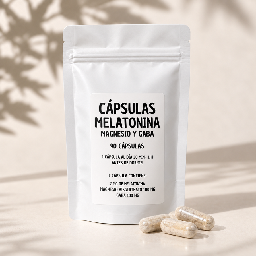 3 Meses Cápsulas Melatonina para dormir mejor