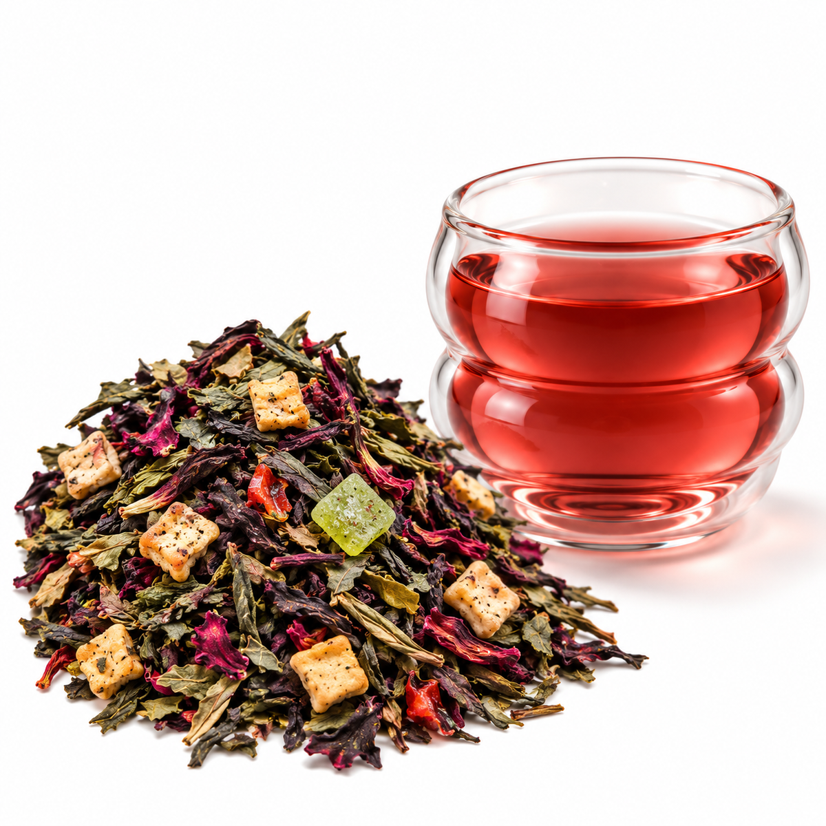 Silhouette Thé Rouge et Vert 100g 50 tasses