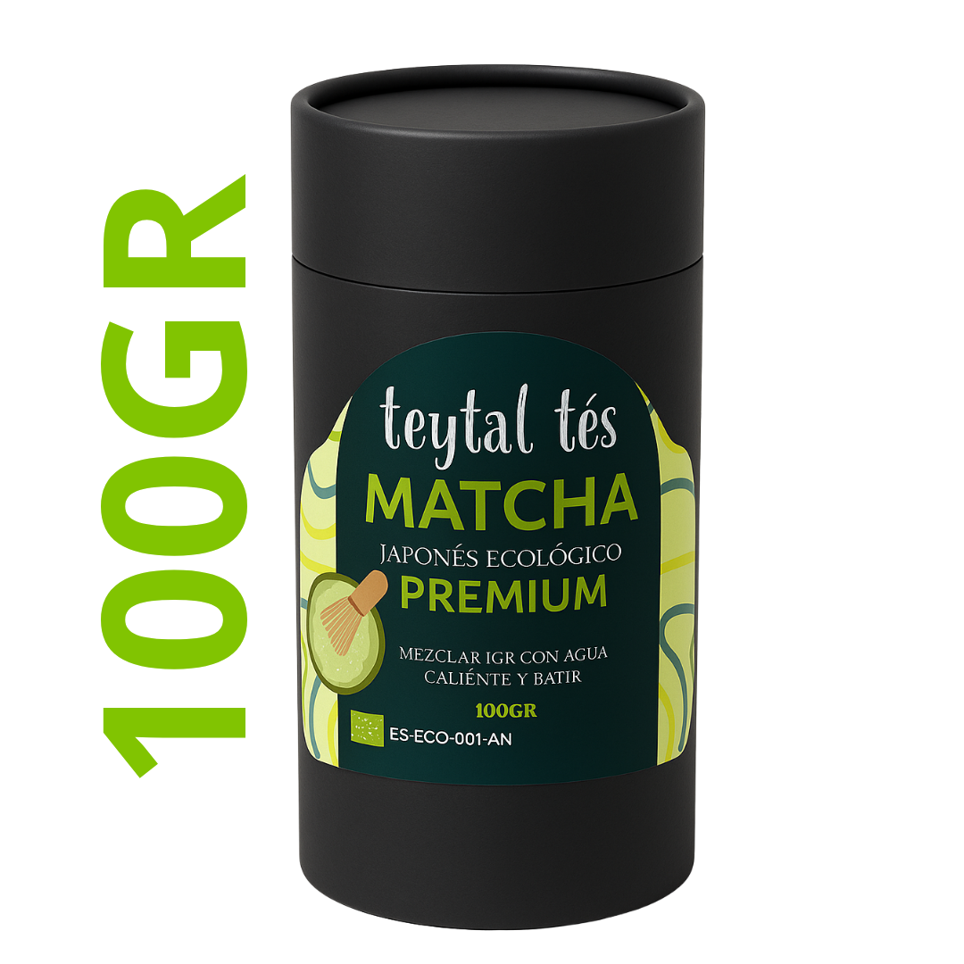 Matcha Japonés Premium Ecológico 100gr 100 tazas