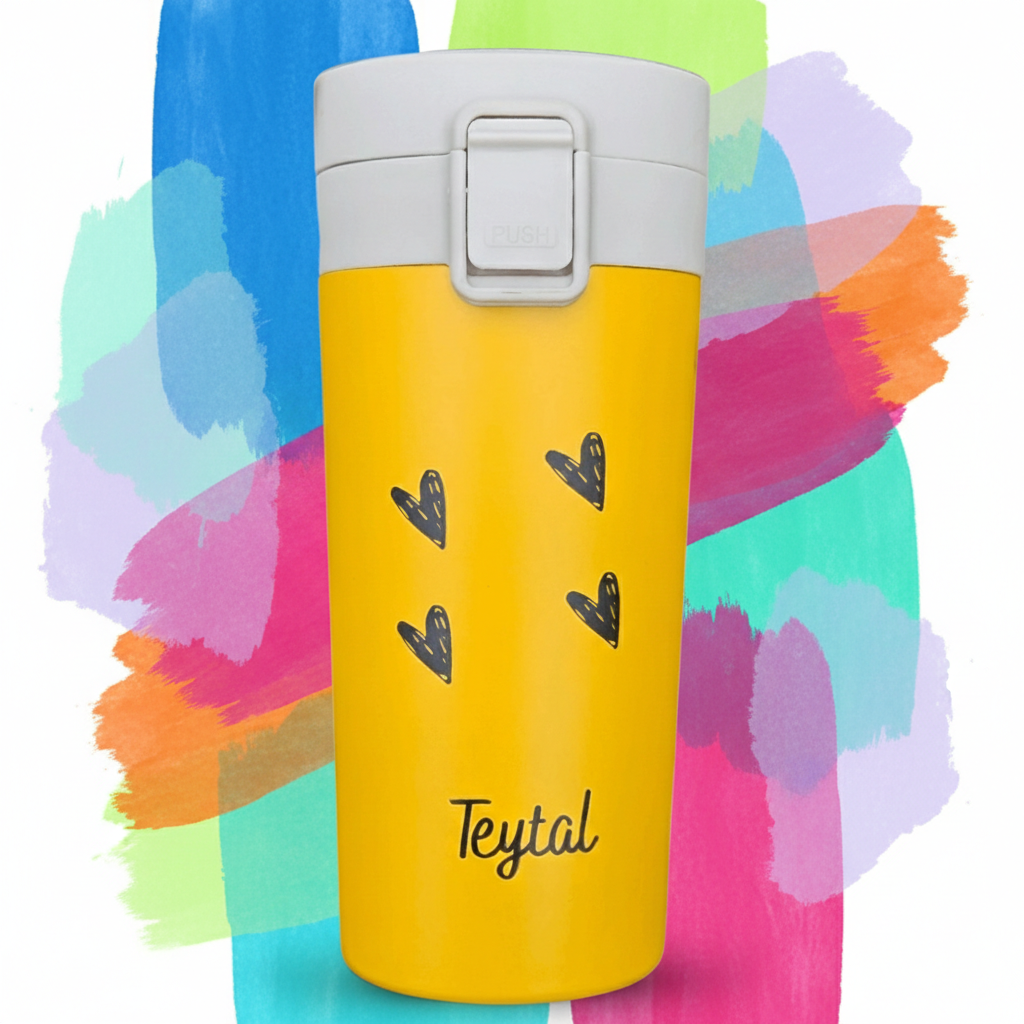 Termo acero inox 380ml. 12h calor y 24h frío.