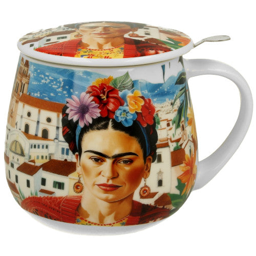 Taza FRIDA con tapa, filtro y caja de regalo 400ml